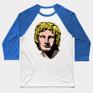 Alexander the Great - Pop Art Version Baseball T-Shirt